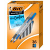 Round Stic Grip Xtra Comfort Ballpoint Pens, Medium Point (1.2mm), Assorted Colors, 36 Per Pack, 3 Packs