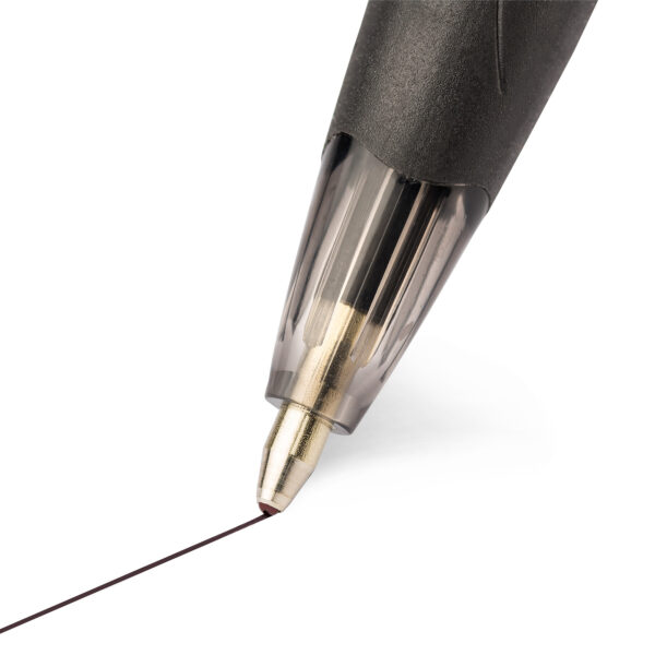 ERSBICVCG11BLK_1.jpg Glide Retractable Ball Pen, Medium Point (1.0 mm), Black, 12-Count