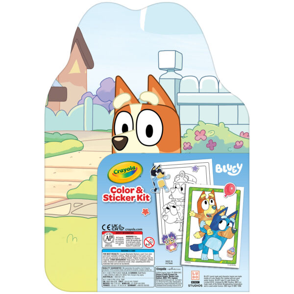PLT3669 04-1235-R-300 Kits - Color and Sticker Kit - Licensed - Color & Sticker Kit, Bluey