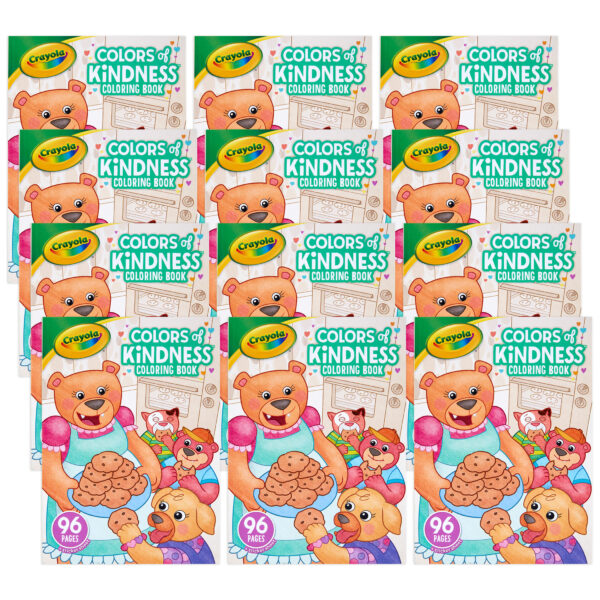 Colors of Kindness, Coloring Book, 96 Pages Colors of Kindness Coloring Book, 96 Pages, Pack of 12