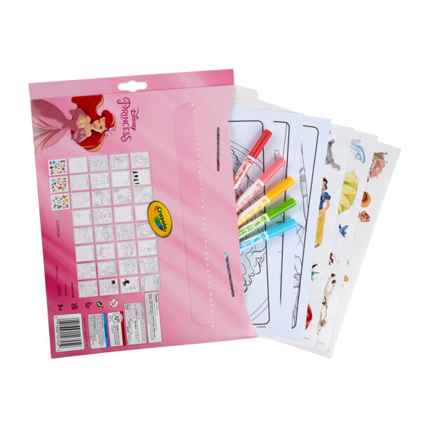 Disney Princess, Color & Sticker Activity Set Color & Sticker Activity Set, Princess, 3 Sets