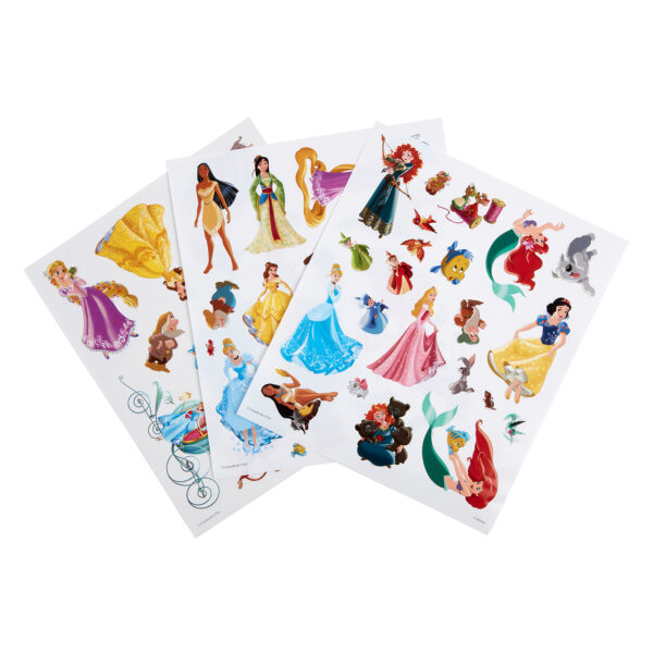 Disney Princess, Color & Sticker Activity Set Color & Sticker Activity Set, Princess, 3 Sets