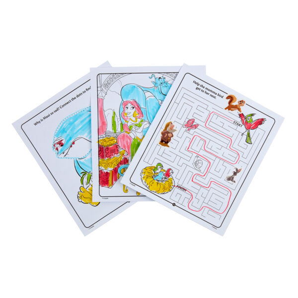 Disney Princess, Color & Sticker Activity Set Color & Sticker Activity Set, Princess, 3 Sets
