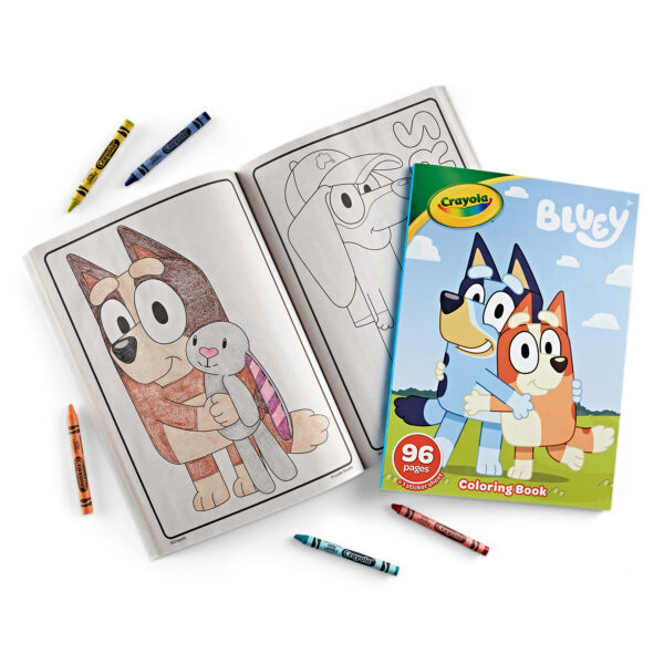 04-2755 Coloring Book Bluey 96pg PDP product images Coloring Book, 96 Pages, Bluey, Pack of 8