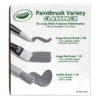 Large Variety Paint Brushes Classpack, 36 Brushes