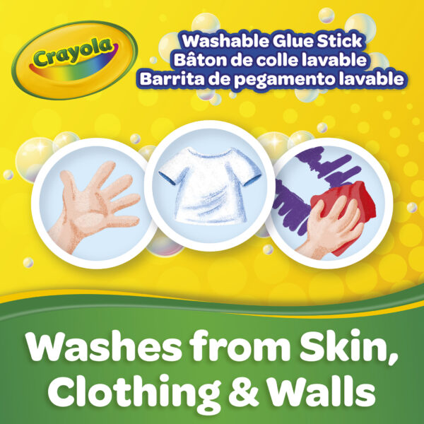 Washable Glue Stick, .88 oz, Pack of 24