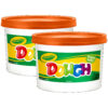 ERSBIN1536-2.jpg Super Soft Modeling Dough, Orange, 3 lbs. Bucket, Pack of 2