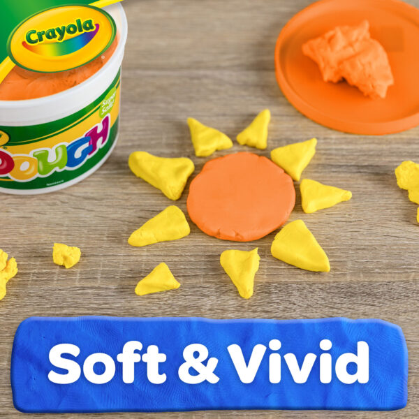 Dough Orange 57-0015-0-905 Super Soft Modeling Dough, Orange, 3 lbs. Bucket, Pack of 2