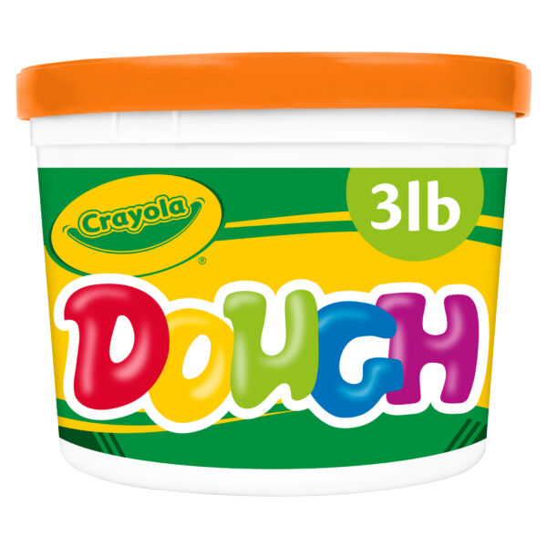Dough Orange 57-0015-0-905 Super Soft Modeling Dough, Orange, 3 lbs. Bucket, Pack of 2