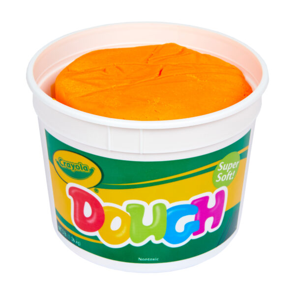 Dough, Green, Violet, Orange, 57-0015-3-036, 57-0015-3-040 Super Soft Modeling Dough, Orange, 3 lbs. Bucket, Pack of 2