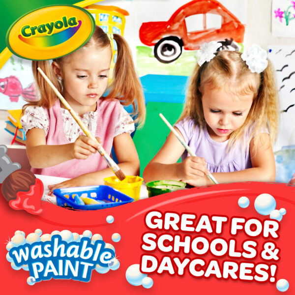 54-2128-038 Washable Paint 128oz Red optimized PDP visuals Washable Paint, Red, Gallon