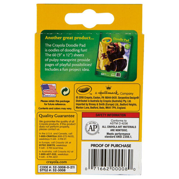 ERSBIN3008-24_2.jpg Crayons, Regular Size, 8 Colors Per Box, 24 Boxes