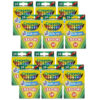 Crayons, 24ct, Create And Play, Promo Crayons, Regular Size, 24 Colors Per Box, 12 Boxes
