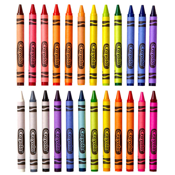 ERSBIN3024-12_2.jpg Crayons, Regular Size, 24 Colors Per Box, 12 Boxes
