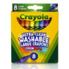 ERSBIN3280-6_1-1.jpg Ultra-Clean Washable Crayons, Large Size, 8 Per Box, 6 Boxes