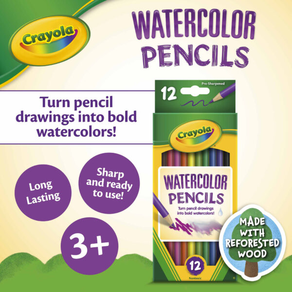 Watercolor Pencils, 12 Per Box, 6 Boxes
