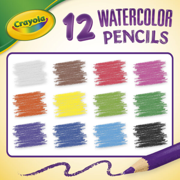 Watercolor Pencils, 12 Per Box, 6 Boxes