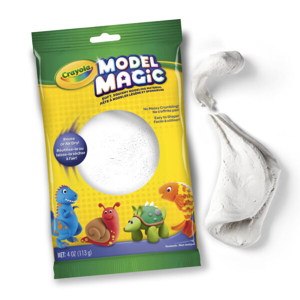 Model Magic Modeling Compound, White, 4 oz. Per Pack, 6 Packs