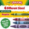 52-0048 48ct Crayons optimized CGI PDP visuals Crayons, Regular Size, 48 Per Box, 6 Boxes