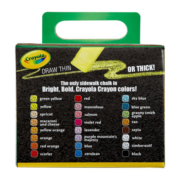 ERSBIN512024-4_2.jpg Washable Sidewalk Chalk, 24 Per Box, 4 Boxes