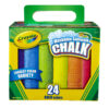ERSBIN512024-4_3.jpg Washable Sidewalk Chalk, 24 Per Box, 4 Boxes