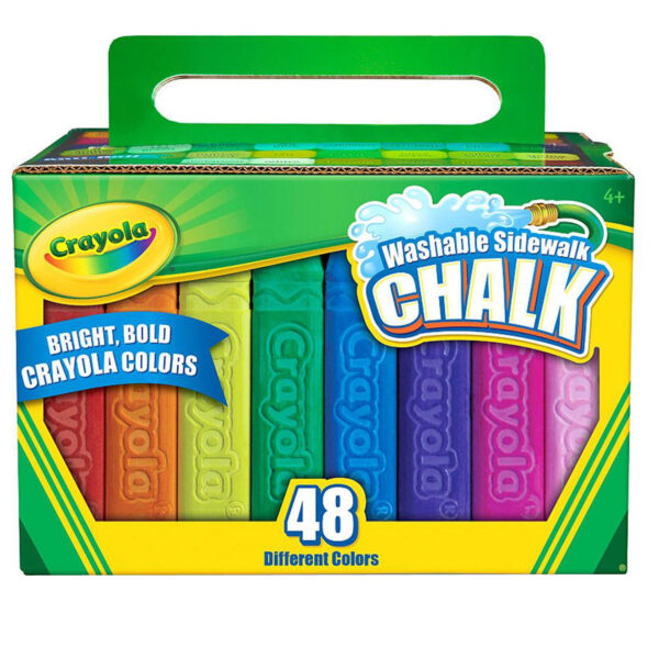 ERSBIN512048-4_1.jpg Washable Sidewalk Chalk, 48 Per Box, 4 Boxes