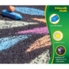 51-1015-0-200_Outdoor Chalk_Spiral Art_FB Washable Sidewalk Chalk, 48 Per Box, 4 Boxes