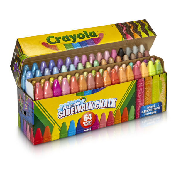 NA Ultimate Washable Sidewalk Chalk, 64 Count