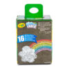 NA Washable Sidewalk Chalk Tray, 16 Per Pack, Tray of 12 Packs