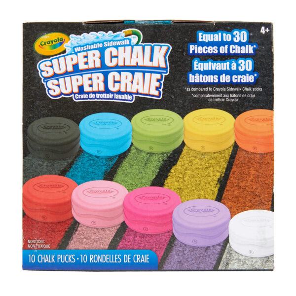 Superchalk, Super Chalk, Outdoor, 10ct, Box Super Chalk, 10 Count