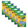 ERSBIN520138-6.jpg Ultra-Clean Washable Crayons, 24 Per Pack, 6 Packs