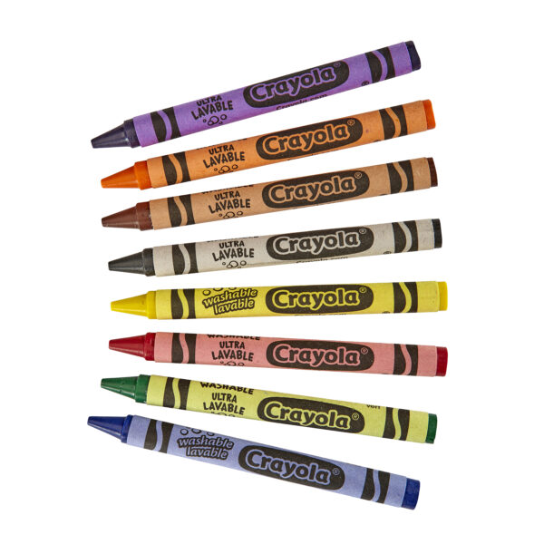 Ultra-Clean, Washable, Crayons, 24ct, Solar, Eco Ultra-Clean Washable Crayons, 24 Per Pack, 6 Packs