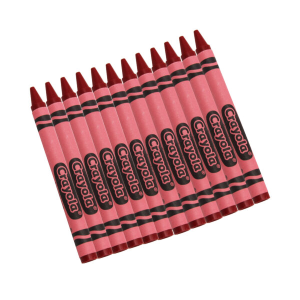 ERSBIN520836038-12_1-1.jpg Bulk Crayons, Red, Regular Size, 12 Per Box, 12 Boxes