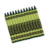 Bulk Crayons, Green, Regular Size, 12 Per Box, 12 Boxes