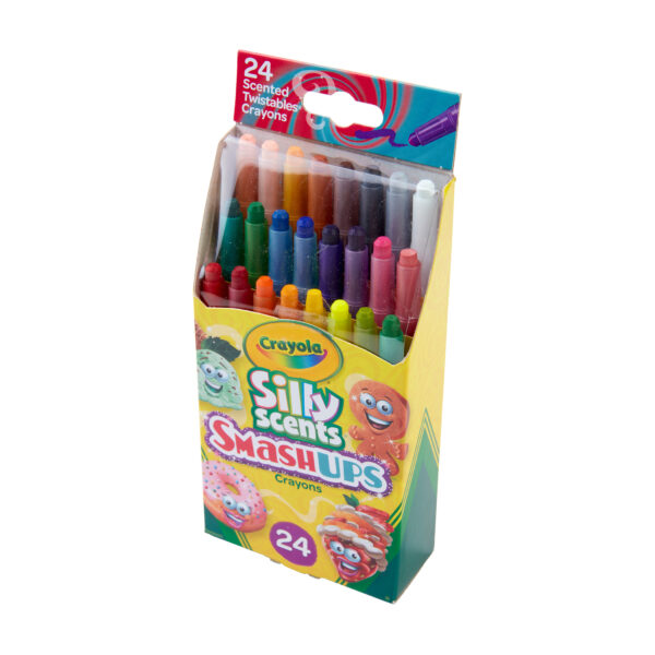 Silly Scents Smash Ups Mini Twistables Scented Crayons, 24 Per Pack, 4 Packs