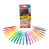 Silly Scents Smash Ups Mini Twistables Scented Crayons, 24 Per Pack, 4 Packs