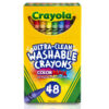 NA Ultra-Clean Washable Crayons, Regular Size, 48 Per Pack, 3 Packs