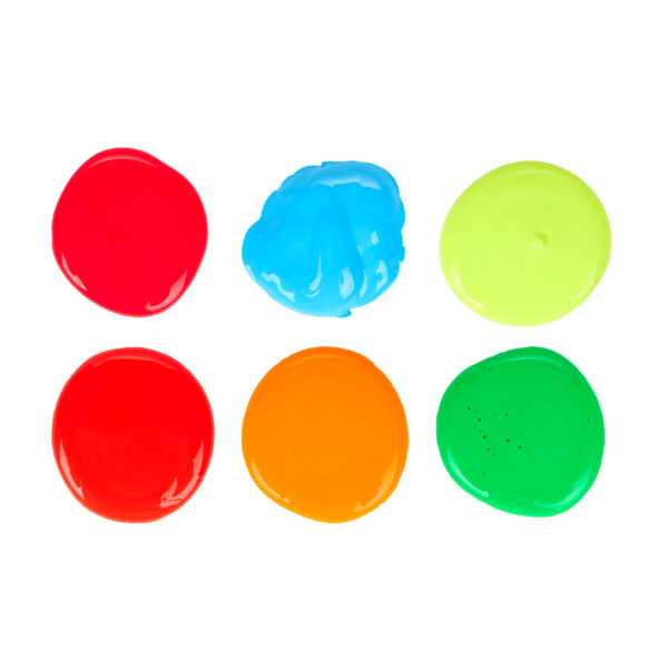 Premier Tempera Fluorescent Paint Bundle, Set of 6