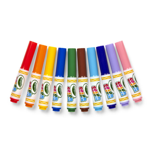 NA Color Wonder Mess Free Mini Markers, Classic Colors, 10 Per Pack, 3 Packs