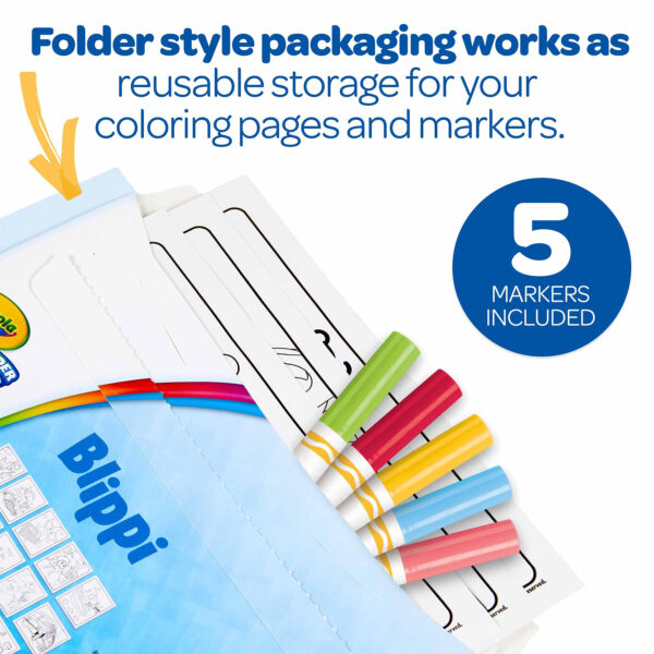 Color Wonder Coloring Pad & Markers, Blippi, 2 Sets