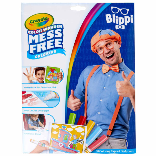 Color Wonder Coloring Pad & Markers, Blippi, 2 Sets
