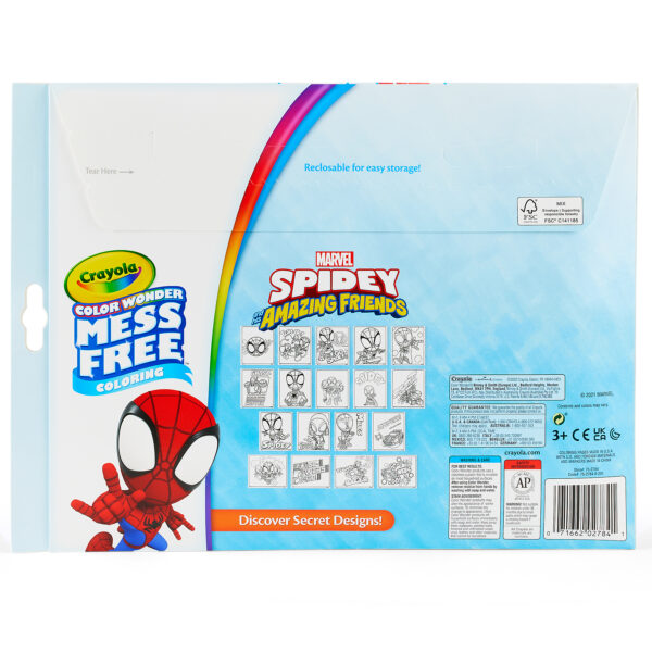 Color Wonder Coloring Pad & Markers, Spidey and His Amazing Friends, 2 Sets