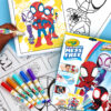 Color Wonder Coloring Pad & Markers, Spidey and His Amazing Friends, 2 Sets