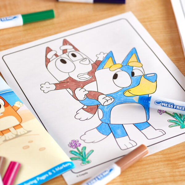 Color Wonder Coloring Pad & Markers, Bluey, 2 Sets