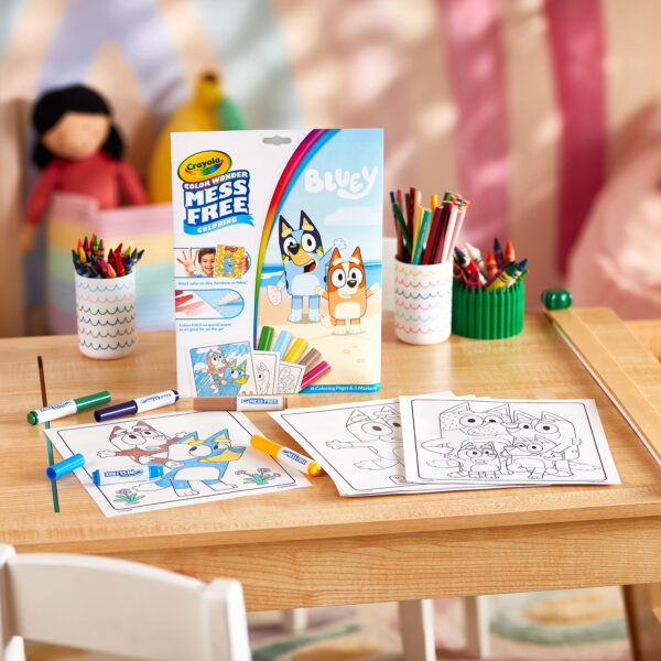 Color Wonder Coloring Pad & Markers, Bluey, 2 Sets