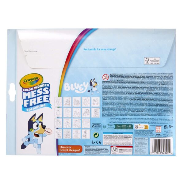 Color Wonder Coloring Pad & Markers, Bluey, 2 Sets