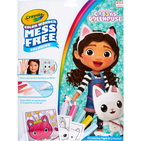 ERSBIN752835-2_4.jpg Color Wonder Coloring Pad & Markers, Gabby's Dollhouse, 2 Sets