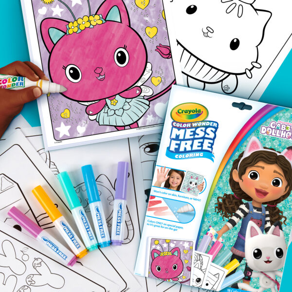 ERSBIN752835-2_5.jpg Color Wonder Coloring Pad & Markers, Gabby's Dollhouse, 2 Sets
