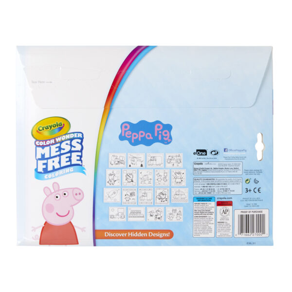 Peppa Pig Color Wonder Mess Free Coloring Pad & Markers, Peppa Pig, 2 Sets