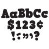 1 Black Bold Block 4" Letters Combo Pack, 230 Pieces Per Pack, 3 Packs